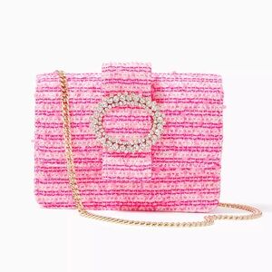 LILLY PULITZER BNWT Tweed Crossbody Bag GORGEOUS.